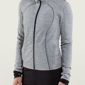 lululemon athletica nice Asana jacket in herringbone